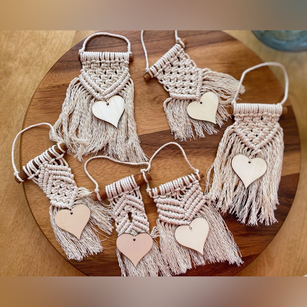 Macrame ornament/bridesmaid gift/wedding favor